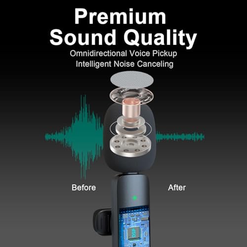 Image of New K9 Mic Wireless Micophone Dual Mic | Plug & Play with Type-C Noise Cancelling Fur for Video Recording, Vlogging, Interview, Reels, Live Streaming, Compatible with All Smartphones