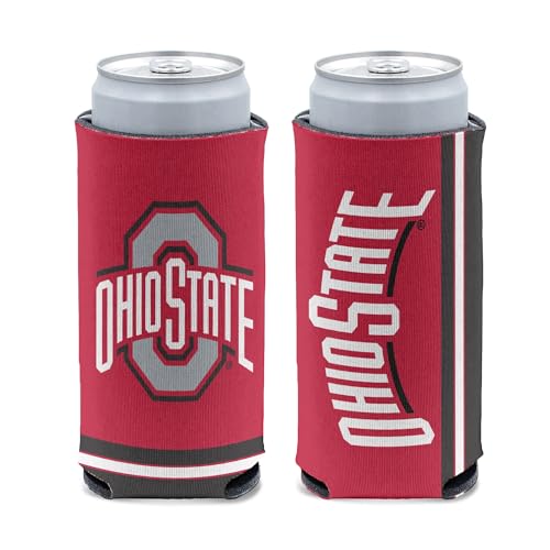 NCAA Ohio State Buckeyes Slim Can Cooler, Team Colors, One Size