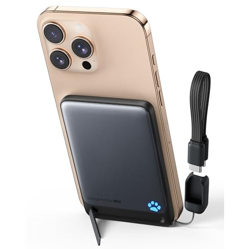 INIU MagSafe 5000mAh Portable Charger – 15W Qi2