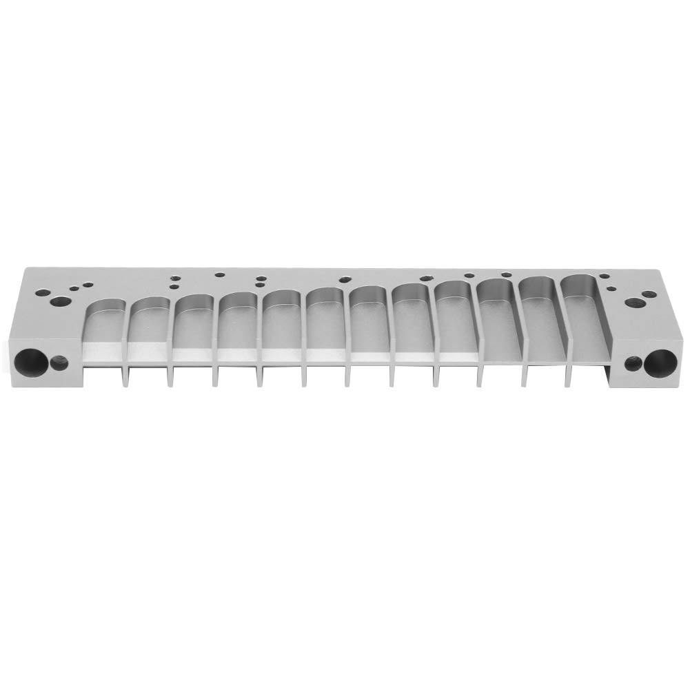 Harmonica Comb, 270D Original 12 Holes Chromatic Scale For 270 LA12 TOOTS Plate (SILVER)