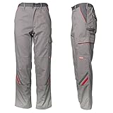 Planam Berufs-Bundhose Highline, 8 versch. Farben 56 Rot/Schiefer/Schwarz