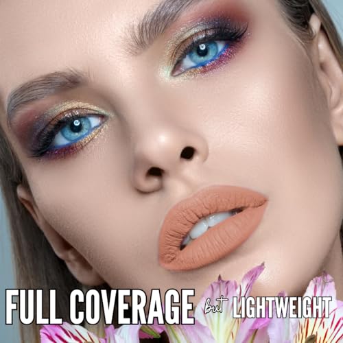 Mynena Nude Peach Long Lasting Lipstick for Women Waterproof & Transfer-Proof | Hydrating with Shea Butter | Bold Pigment Matte Color Lip Stain | Talc-Free & Vegan Product that Performs | Avani