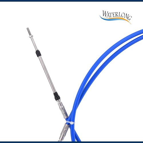 Boat Throttle Control Cable 10 Feet Outboard Rotary Steering Cable for Most Single Station Boats
