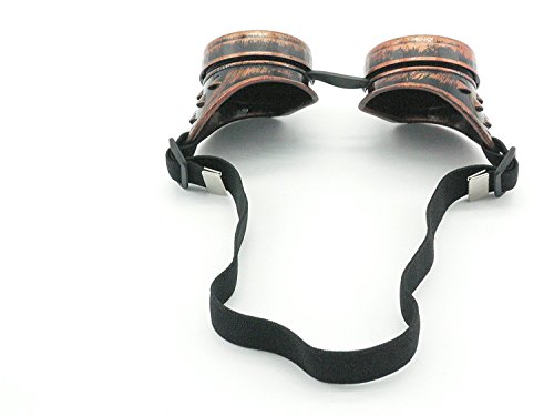 Óculos Wocst Steampunk vintage para soldar óculos Cyber Punk Gothic, WO-HYJ-1, Cobre