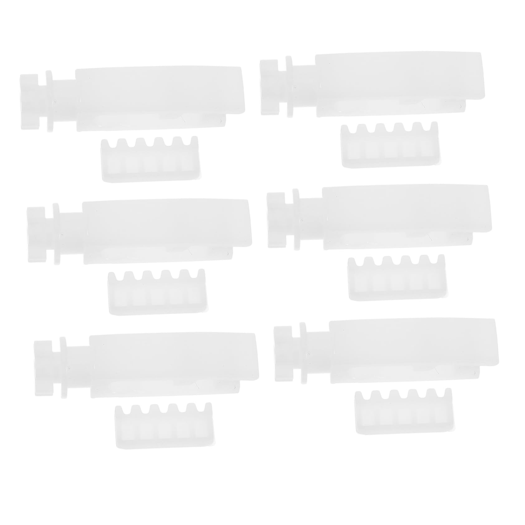 RORPOIR 12set Vertical Blind Repair Kit Includes Stems and Gears White Replacement Parts for Fit for Vertical Blind Systems