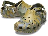 Crocs Unisex Classic Marbled Tie-Dye Clog Aloe/Multi Men's 3, Women's 5 Medium