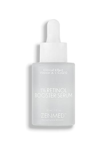 ZENMED Retinol Booster - 1% con 10% niacinamida diseñado para mejorar la profundidad y el tamaño de las arrugas