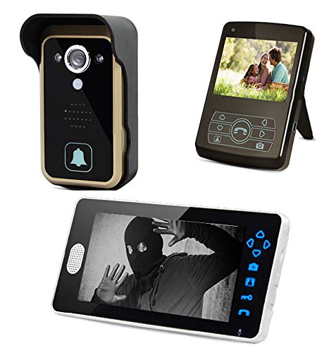 LVMMO Timbre Inteligente Videodoorbell Timbre de 7 Pulgadas Video Portero inalámbrico Timbre de la casa Villa Timbre inalámbrico Foto automática Cuerpo Humano Timbre Fabricante