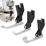 Wshxjzyay 3 Pack P369 Bead Sequin Special Presser Foot, Metal Beaded Presser Feet Set, Sewing Machine Foot for Wedding Dress Fabric Bridal Gowns Lace and Delicate Materials