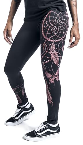 Leggings negros cómodos Full Volume que moldean la figura con atrapasueños 5
