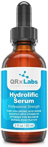 Hydrolific Serum - Ultra Pure Hyaluronic Acid Serum Boosted with Vitamin B5 (Large 2 oz) – Formulated to Maximize Dermal Penetration and Provide Long-Lasting Hydration – Best Skin Moisturizing Serum