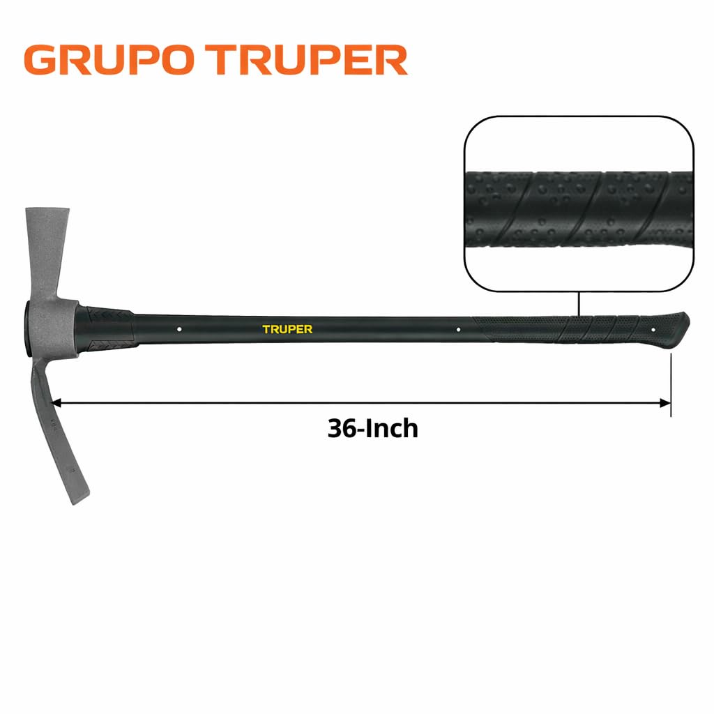 Truper 31638 5-Pound Cortador Mattock con Fibra de Vidrio Mango