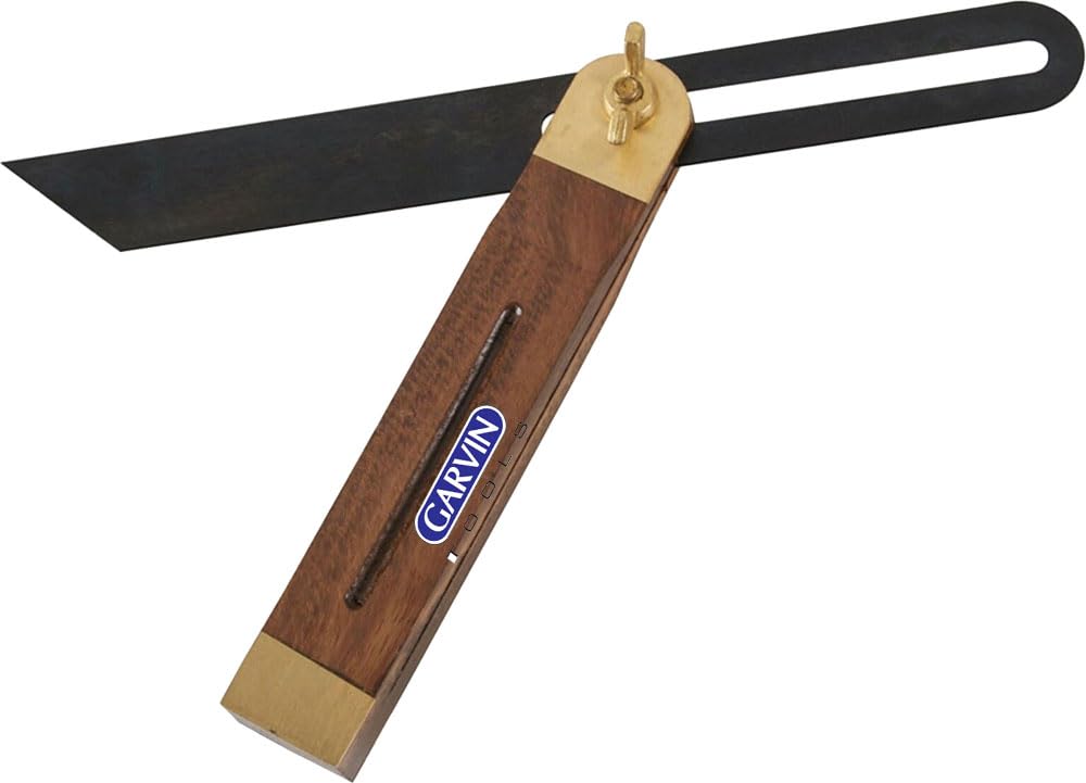GARVIN Tools 9" Sliding Bevel Square Angle finder Measuring Woodworking tool with Adjustable Carbon Steel Blade Wooden T Gauge tool for Carpenter Brass wood Handle. (B0CZP53L3P) Amazon Price History, Amazon Price Tracker