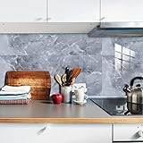 Azulejos Adhesivos Cocina 30X30 Mármol Vinilos para la Cocina Azulejos Adhesivos Azulejos Baño 3D Losetas Vinilo para Paredes,Pegatina de Pvc para Decorar Azulejos Muebles(10 piezas)