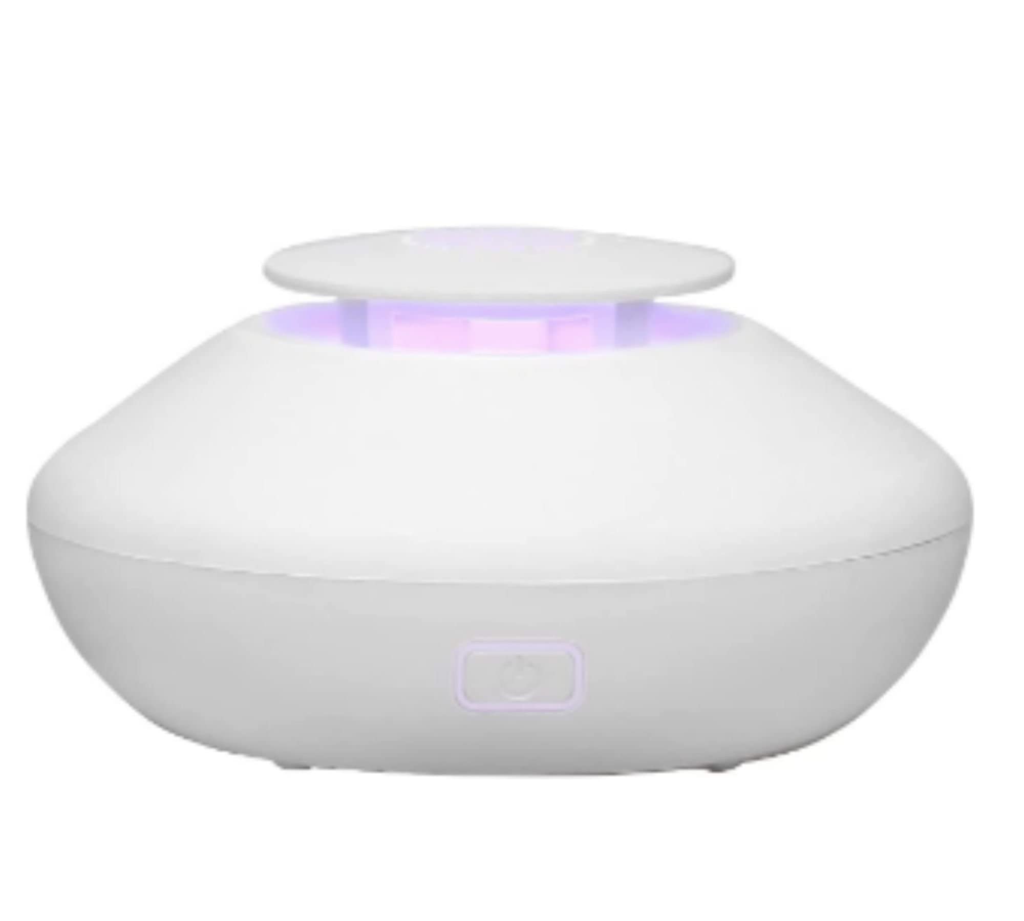 Humidifier Ultrasonic Aromatherapy Waterless Diffuser White Cool Mist Air Aromatherapy Essential Oil Diffuser for Office, Home, Bedroom, Living Room, Yoga, Spa; Multiple Lighting Options