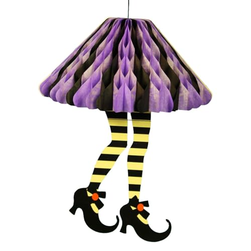 Piernas De Bruja Colgantes - Artículos Para Fiestas De Piernas De Bruja | Decoración Colgante De Patas De Bruja, Adornos De Panal De Halloween, Decoración Colgante De Patas De Bruja, Suministros Para