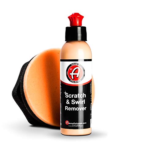 Adam's Polishes Composto para Polimento Automotivo e Correção Manual de Riscos e Marcas Circulares com Aplicador Laranja, 120 mL
