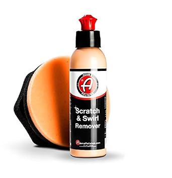 Adams Polishes Car Scratch & Swirl Remover Hand Correction System | Remove & Restore Paint Transfer, Minor Imperfections, Oxidation | Paired with Orange Compound Correction Pad Applicator 4oz