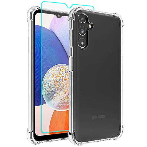 Coque Samsung A14 5G anti-choc et fine avec film de protection écran transparent