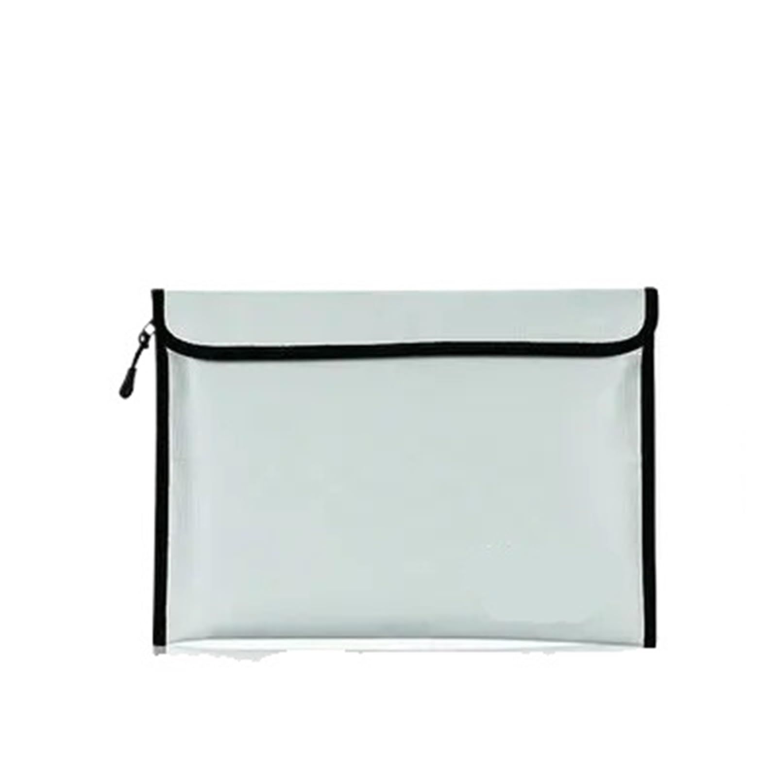 Borsa portadocumenti ignifuga da ufficio da 2 pezzi for l'archiviazione di documenti A4 A5, borsa portadocumenti con cerniera impermeabile per Documenti Passaporto(Color1)