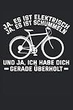 Fahrrad Notizbuch Es ist elektrisch: Notizbuch für Fahrrad Fahrer / Tagebuch / Journal für Notizen und Planungen / Planer und Erinnerungen