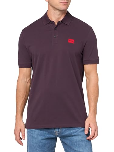 Polo Homme HUGO Dereso232 Open Purple543 haut de gamme en coton