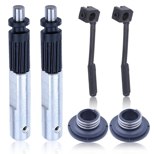 Adefol Kit de Tuyau de Pompe à Huile pour Tronçonneuses Husqvarna 435,440E,445,450,450E,340,345,350 EPA, avec Engrenage à Vis Sans Fin, Piston de Pompe pour...