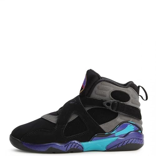 Retro Jordan 8 in Black/Multi-Color by AIR JORDAN