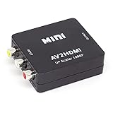 Breite Kompatibilität - Dieser AV zu HDMI Adapter unterstützt PAL, NTSC3.58, NTSC4.43, SECAM, PAL/M, PAL/N Standard. Geeignet zum Anschluss von AV-Geräten mit Composite-Eingang wie DVD-Player, Blu-Ray Player, Spielekonsolen, TV-Receiver oder Computern an Geräte mit HDMI-Ausgang wie Beamer, Monitor, Fernseher und vieles mehr.