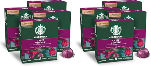 Image of Starbucks by Nespresso Vertuo, Caffe Verona Dark Roast Coffee, 32-count Coffee Pods, Brews 7.8 oz. (Pack of 2)