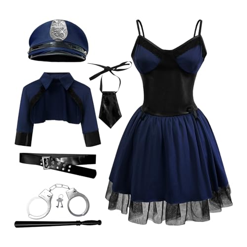 Déguisement de policière pour femme - Tenue de cosplay et costume de policier adulte