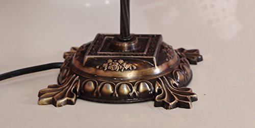New BOSPHORUS Stunning Handmade Swan Neck Turkish Moroccan Mosaic Glass Table Desk Bedside Lamp Light with Bronze Base (Multicolor)