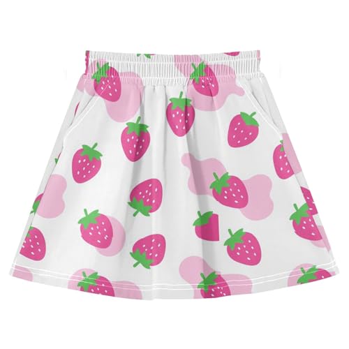 Jupe-short fluide 2 en 1 en coton avec poches intégrées pour sport enfant