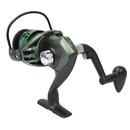 Xinwoer Spinning Fishing Reels Fish Lure Spinning Fishing Reel Live Liner Bait Accessory with Metal Handle Green,for Love Fishing Gift(GCA5000)