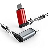 [DESIGN INTENT] Diese Aluminium USB Typ-C zu i-OS Smartphone weibliche zu männliche Verlängerungskonverter Adpater wurde hauptsächlich für Ladegerät und Datenübertragung für Ihr i-OS Handy, Tablet Pad Mini oder Pod Touch mit einem USB C Kabel entwickelt. Bitte beachten Sie: Dieser Adapter eignet sich für USB Typ-C Kabel mit i-OS Telefonkabel.