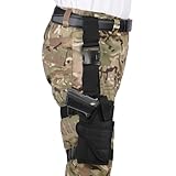 Voduynl Drop Leg Holster - Adjustable Thigh Holster for Glock/1911/Sig/Ruger (Right Hand)
