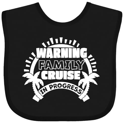 inktastic Warning- Family Cruise in Progress Baby Bib