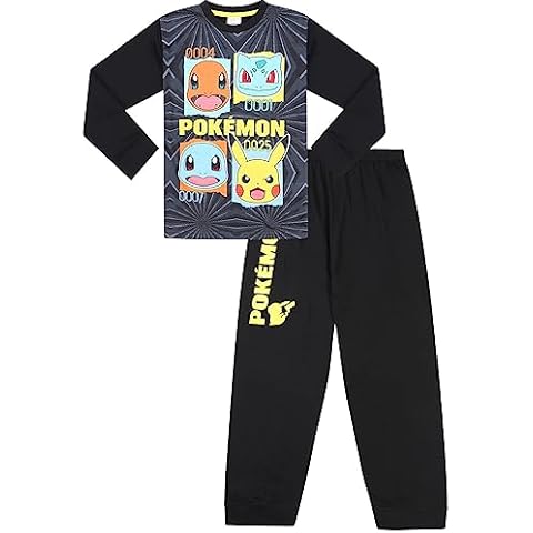 Pokemon Boys Long Pyjama Set 8-9 Years Cover