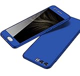 Huawei Nova 2i/Mate 10 Lite/Honor 9i Armor Case, 360° Full Edge Combined Awesome Ultra Hybrid Cover...