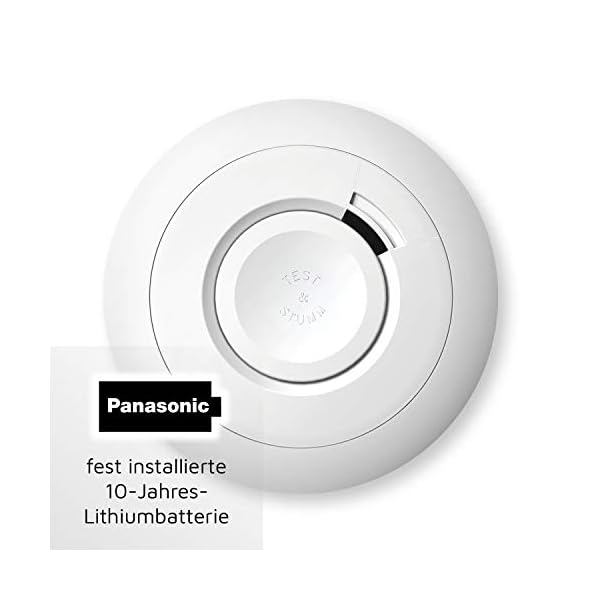 Ei Electronics Ei650RF Funkrauchmelder (mit 10-Jahres-Batterie, Testsieger Stiftung Warentest, 1 Stück) & Ei208D CO… – Bild 5
