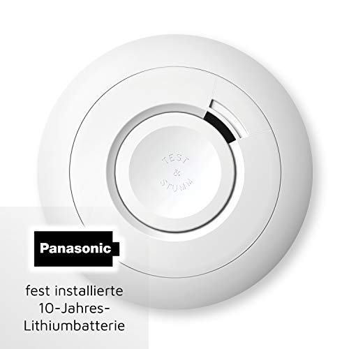 Ei Electronics Ei650 Rauchwarnmelder, Rauchmelder, Stand-Alone-Gerät mit Batterie für 10 Jahre,...