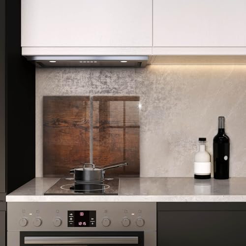Planche en verre résistant à la cuisson Wallfluent 2x30x52cm multifonction - 4