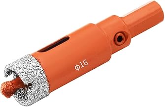 Meccion Diamant Lochsäge 16mm Fliesenbohrer mit Zentrierbohrer, Hartgelötet Diamant Kernlochbohrer für Porzellan, Keramik, Glas, Granit, Fliesen, Feinsteinzeug, Marmor.