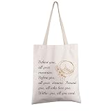 FEELMEM Acotar Velaris Gift Behind You All Your Memories Bolso de mano ACOMAF Night Court Gift, beige, Medium