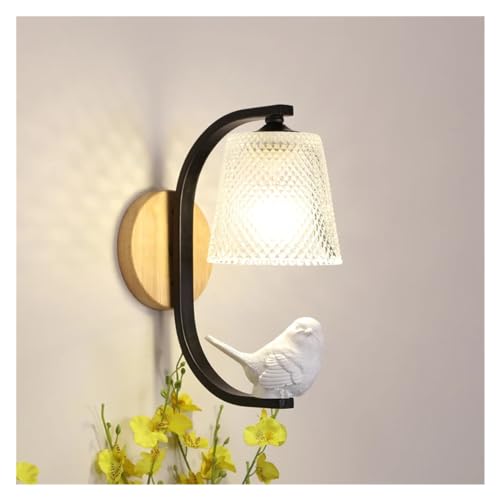 Lampe murale déco oiseau et appliques murales modernes LED pour salon