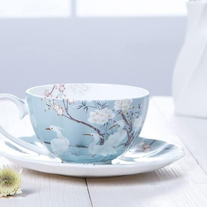 Kaffeetassen-Geschenk for Papa, Tassen-Geschenk, Kaffeetassen-Stil-Set, Luxus-Geschenk, Kreativität, Teetassen und Kaffeetassen, Untertassen-Set, schöne Keramiktassen, Teetasse (Größe: 250 ml, Farbe: