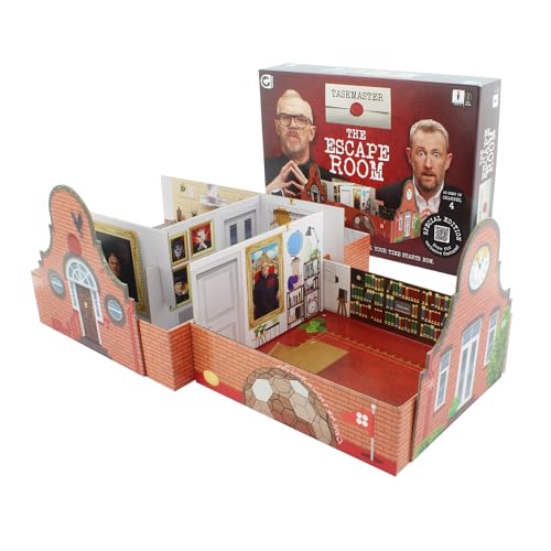Ginger Fox Taskmaster Escape Room Game | Special Edition | Build the House and Solve 15 Puzzles to Escape | Solo or Group Game | Co-operative for 1+ players