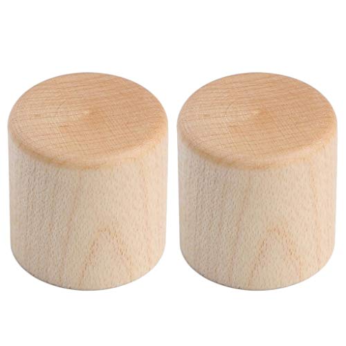 Boutons en bois d'érable Kaish avec finition naturelle pour guitare et basse