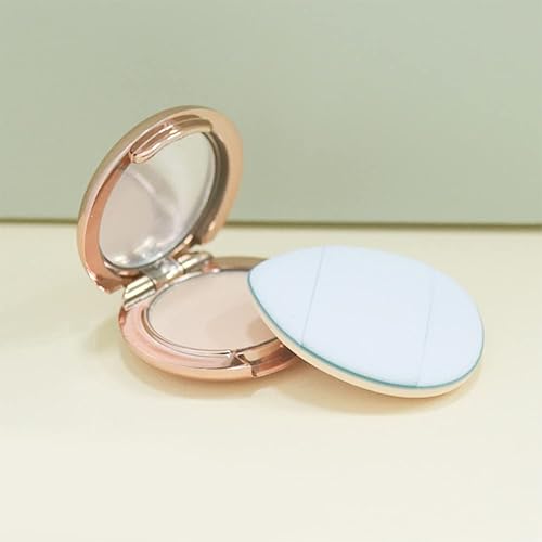 Miniatura 5 de Paquete de 24 mini almohadillas triangulares de maquillaje, esponjas de belleza para profusión facial, rubor líquido, licuadora de belleza (rosa +