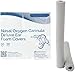 American Goods 5/Pk Pediatric Nasal Oxygen Cannula 7Ft (2.1m) Standard Connector Tip & 1/Pair Oxygen Cannula Ear Cushion Latex Free, Soft Tubing, Crush Resistant